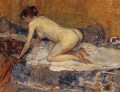 Mujer en cuclillas con el pelo rojo 1897 Toulouse Lautrec Henri de